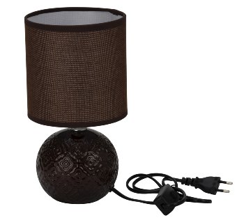 Lamp with ceramic base with