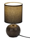 Lamp with ceramic base with