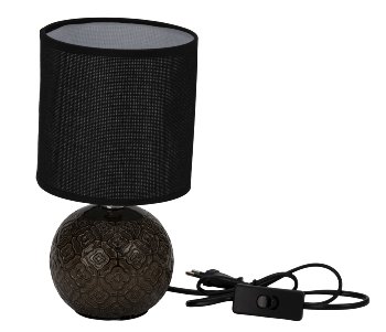 Lampe mit Keramikfuß mit