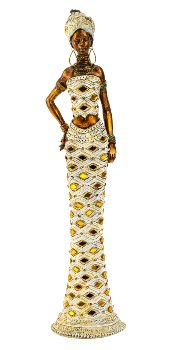 African Woman standing h=33cm