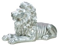 Lion silver lying h=56cm w=88cm