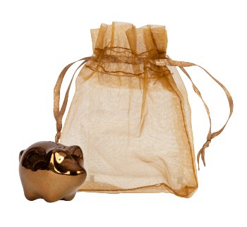 Mini pig bronze single packed in