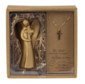 Gift Set: Angel made in polyresin with