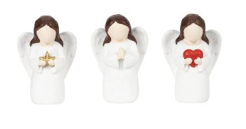 Angel white without face for standing