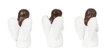 Angel white without face for standing