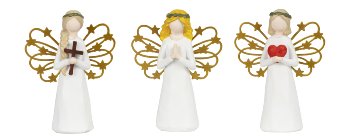 Angel white without face for standing