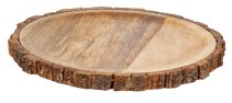 Wooden tray d=33cm