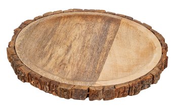 Wooden tray d=33cm