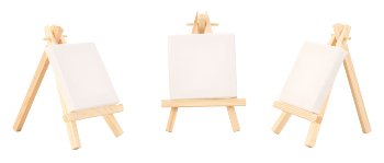 mini easel 7x7cm h=13cm in display