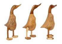 Holz-Enten naturfarben (S) h=30-35cm