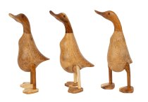 Holz-Enten naturfarben (S) h=30-35cm