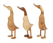 Holz-Enten naturfarben (M) h=43-46cm