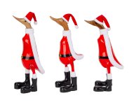 Holz-Ente Nikolaus-Bemalung (S)