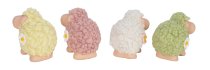 sheep with curly hair h=7,5cm w=8cm