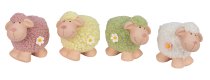 sheep with curly hair h=13cm w=15cm
