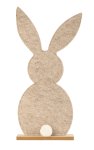 Felt easter rabbit brown for standing