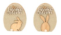 Wooden-egg flat with fabric cover &