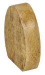 Wooden egg for standing with rabbit