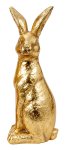 Osterhase sitzend in gold h=38,5cm