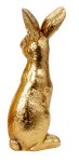 Osterhase sitzend in gold h=38,5cm