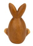 Hase braun in Ei-Form sitzend h=14,5cm