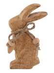 Wooden eastern rabbit h=10cm w=6,5cm