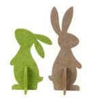 Felt Rabbit with flower decoration