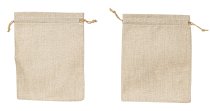Jute Beutel mit Hasen Aufdruck 20x25cm