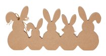 Holz-Osterhasen Dekoration zum Stellen