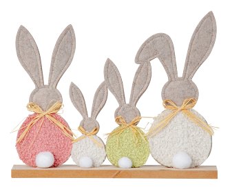 Felt easter rabbitdecoration for