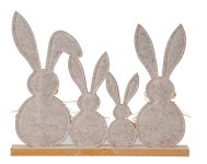 Felt easter rabbitdecoration for