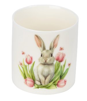 Porcelain T-light holder h=8cm d=7,5cm
