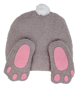 Rabbit backside pillow 29x30cm