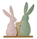 Holz/Filz-Osterhasen Dekoration zum