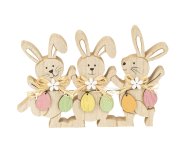 Wooden easter rabbit decoration "3