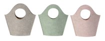Felt bag with rabbit design & wooden
