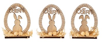 Holz-Osterhasen Dekoration zum Stellen