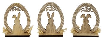 Holz-Osterhasen Dekoration zum Stellen