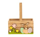 Wooden basket eastern decoration for