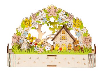 Easter wooden decoration h=16cm w=23cm