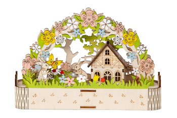 Easter wooden decoration h=16cm w=23cm