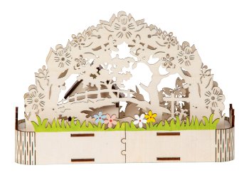 Easter wooden decoration h=16cm w=23cm