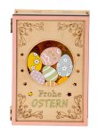Osterdeko Holzbuch h=18cm b=13cm mit LED