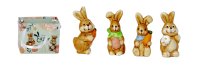 Eastern rabbits in bag & display h=7cm