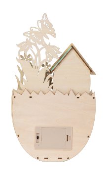 Wooden Easter egg decoration h=35cm