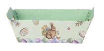 Folding Easter basket h=7,5cm 25x18cm