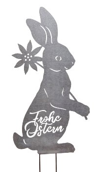 Stainless steel rabbit h=50cm w=28cm on