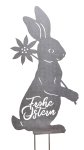 Hase Edelstahl h=50cm b=28cm auf 15cm