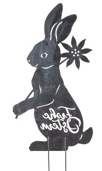 Stainless steel rabbit h=50cm w=28cm on