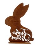 Rusty metal rabbit h=27,5cm w=20cm